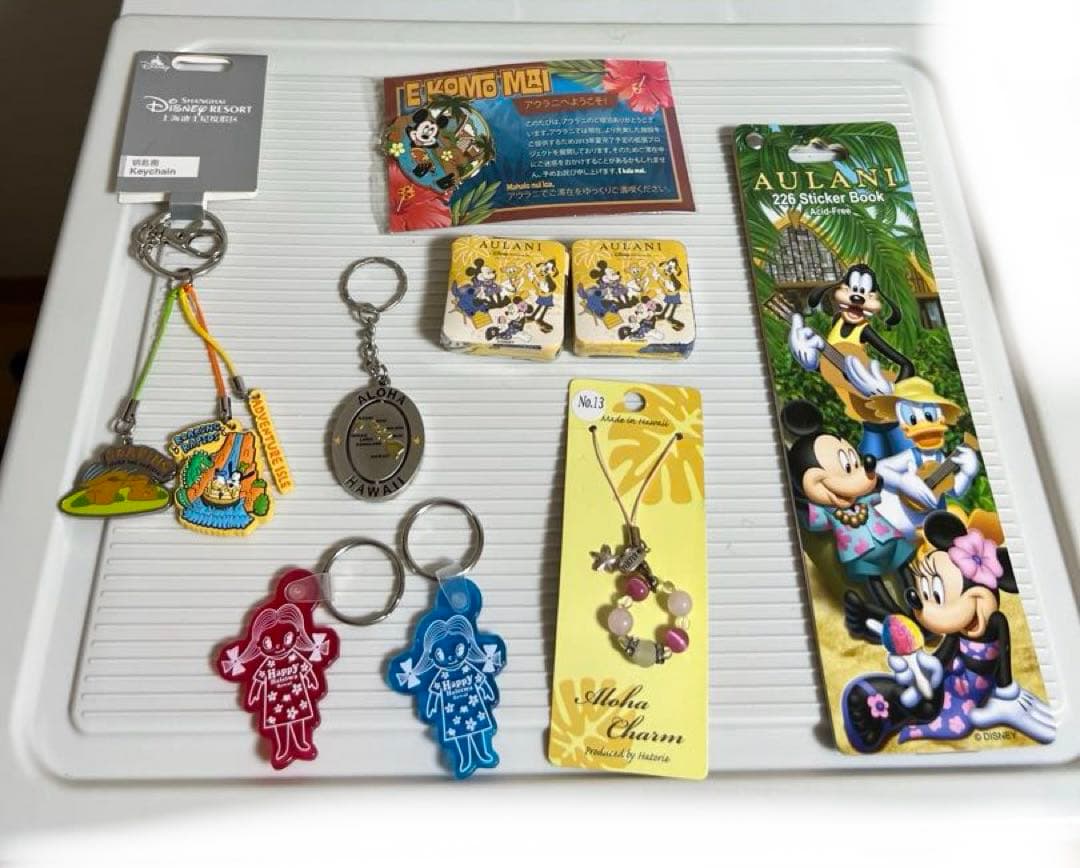 ディズニー、アウラニ（ハワイ、上海、香港）ダッフィー、シェリーメイぬいぐるみ