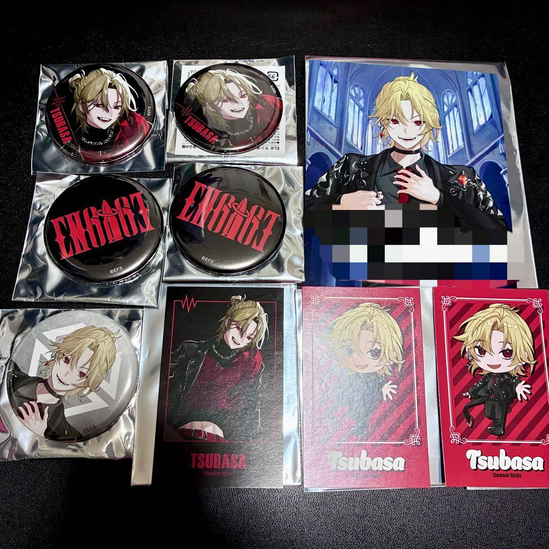 EL6 ツバサ グッズ 9点セット ラン Element Sicks EL6 ねいろ 缶バッジ