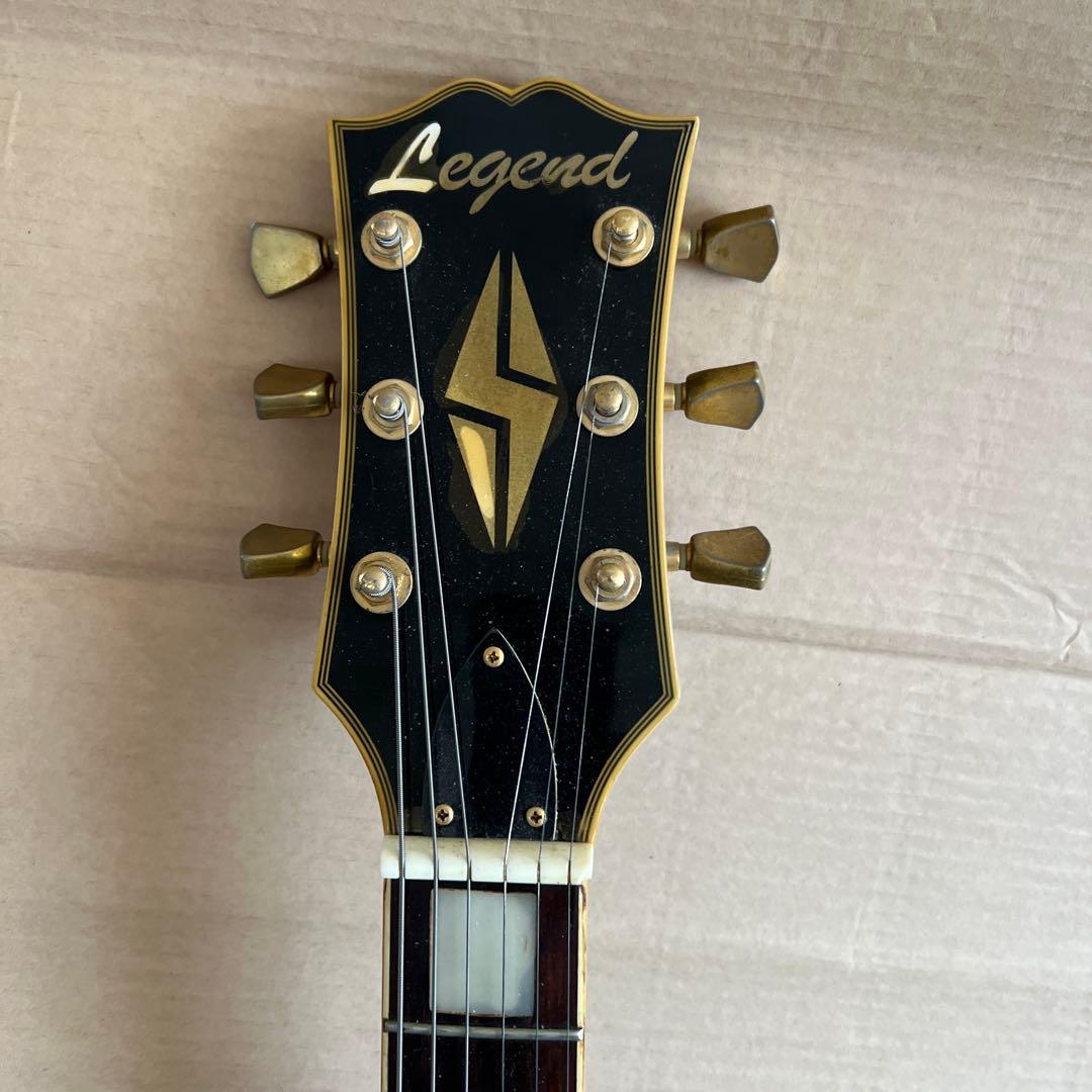 Legend ブラック エレキギター レスポールスタイル