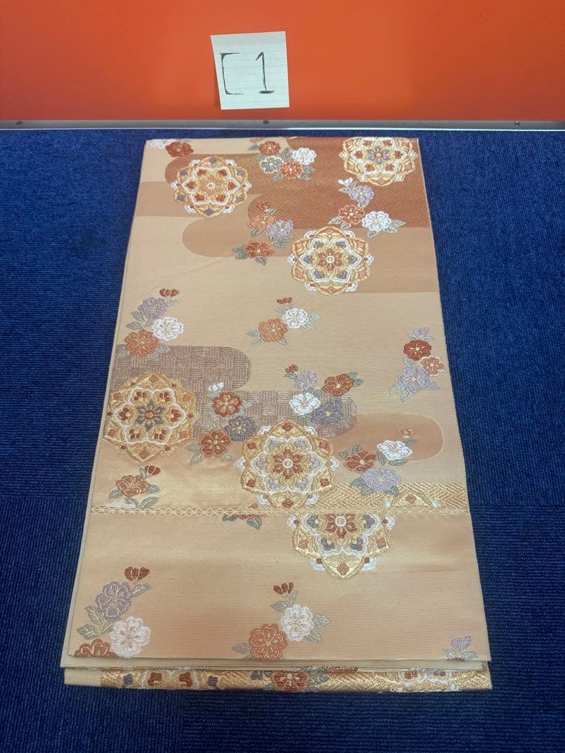 2680袋帯 古代彫金紋 西陣織 金糸　高級上質上品　約440cm 未使用 2659袋帯 古代彫金紋 西陣織 金糸 高級上質上品 約440cm 未使用