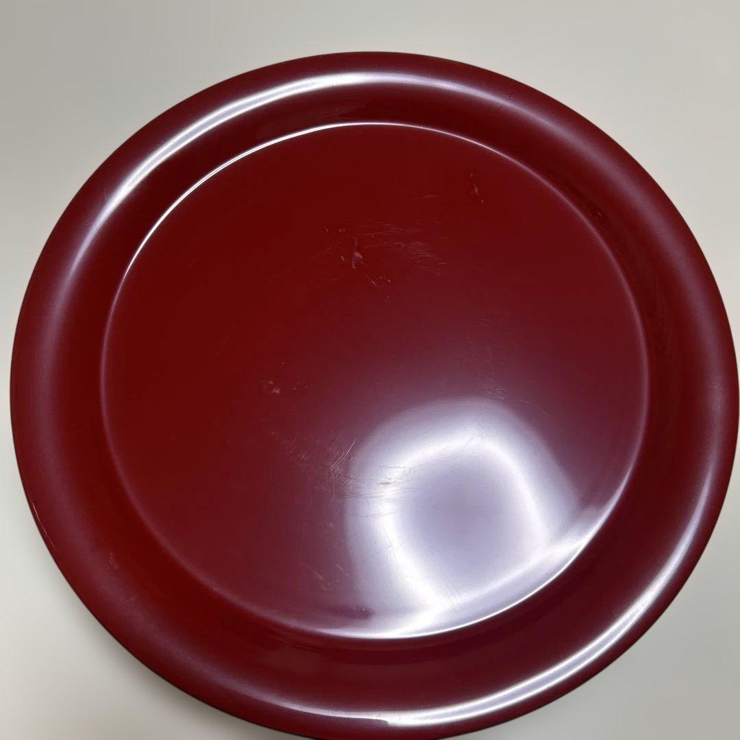 【ココ】琉球漆器　松竹梅　丸型菓子器　皿