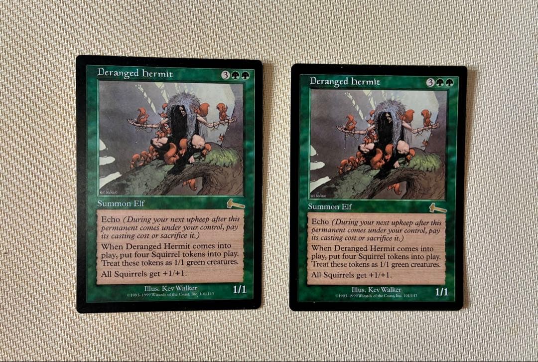 錯乱した隠遁者　ウルザズ・レガシー　英語　2枚 錯乱した隠遁者 ウルザズ・レガシー 英語 2枚 MTG 錯乱した隠遁者