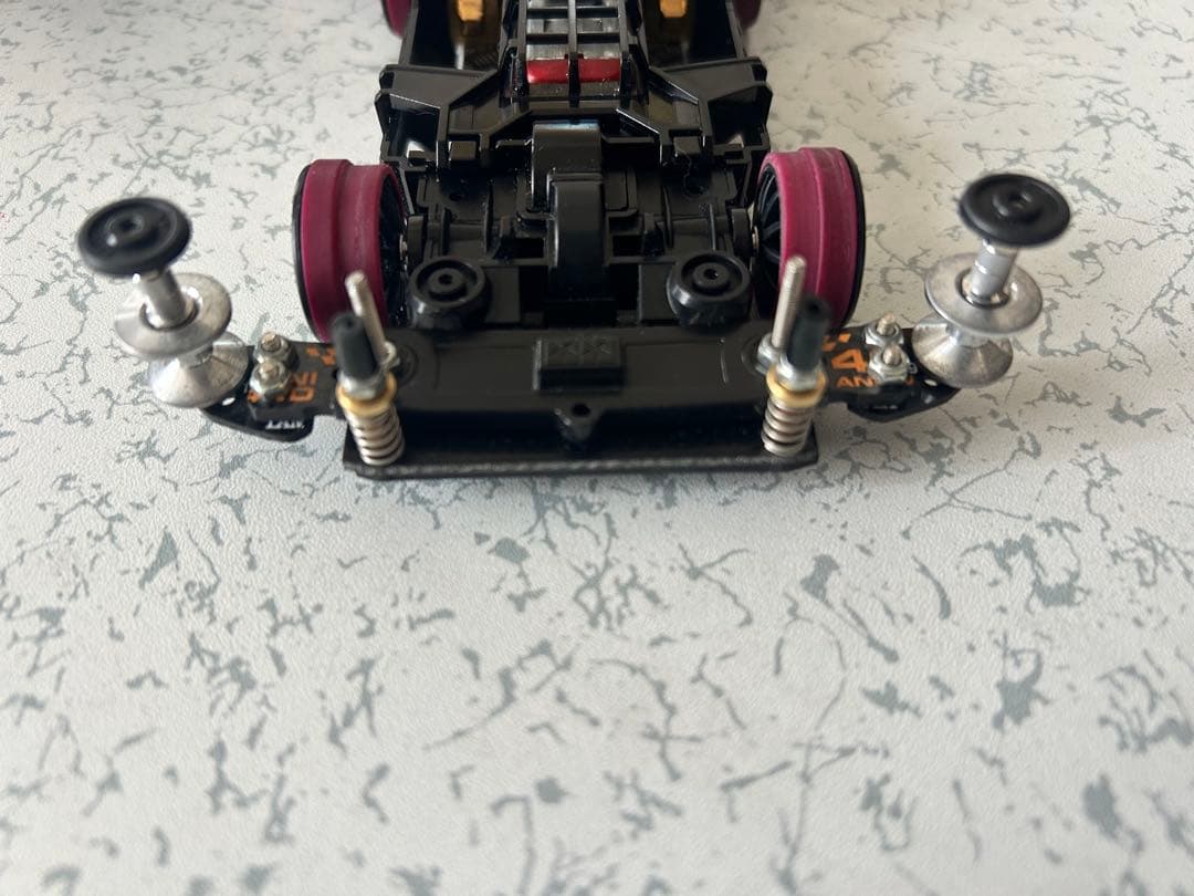 ミニ四駆☆MSフレキ☆フロントATスライドダンパー☆リヤアンカー