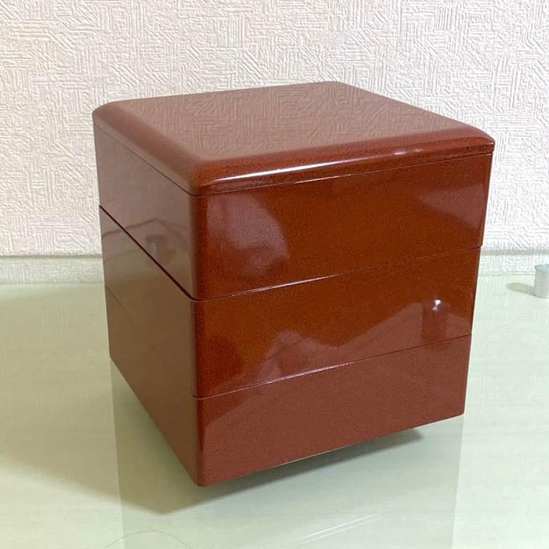 七々子塗 三段重箱 ななこ塗 津軽塗り 漆器 長期保管品 - メルカリ
