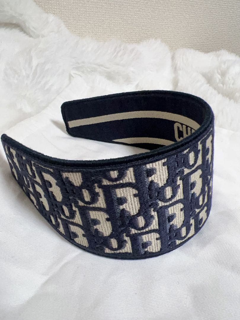 Dior オブリーク トロッター ヘアバンド
