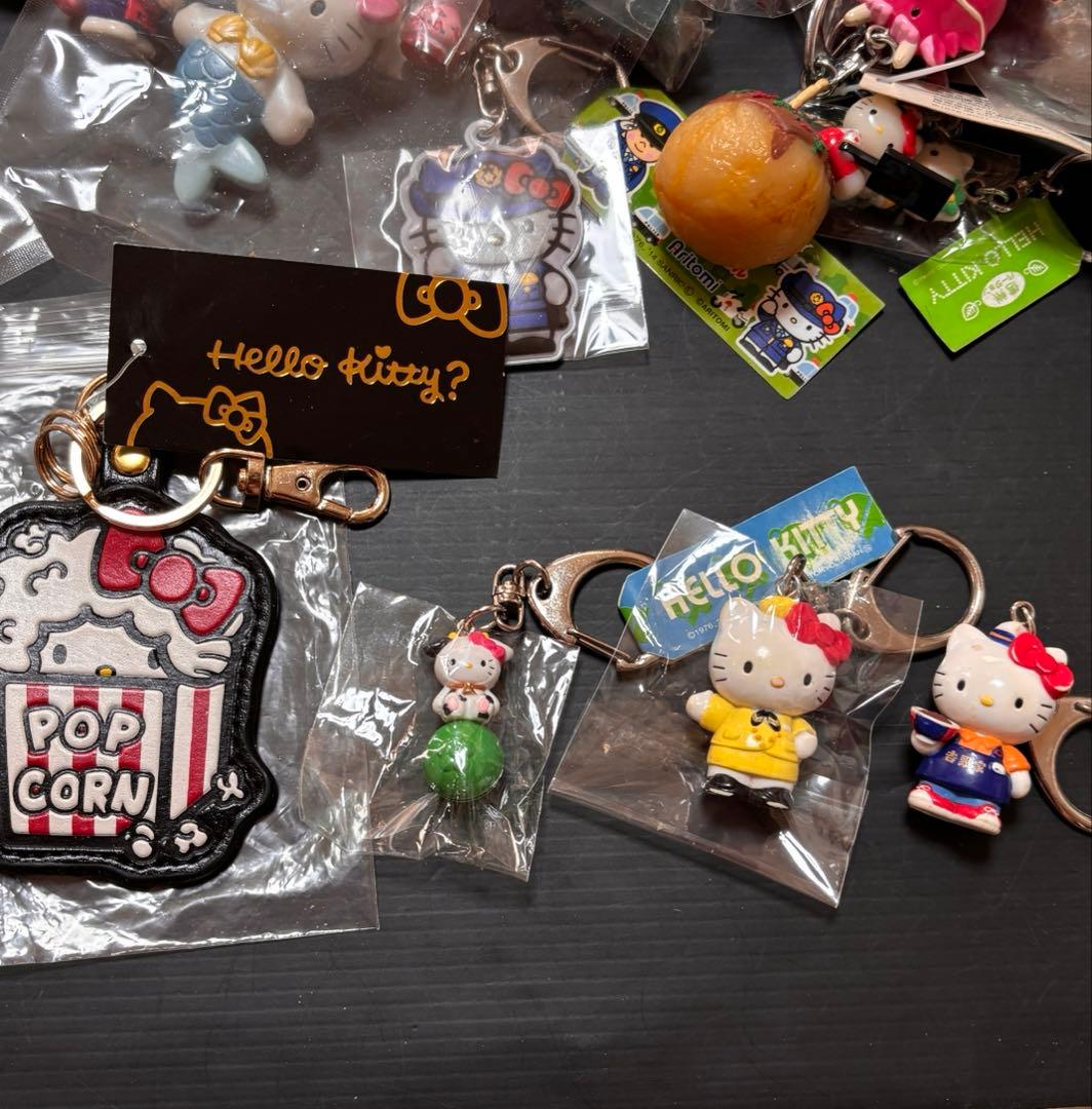 激レア、未開封多数！大量ご当地キティ ハローキティキーホルダーまとめ星座 温泉