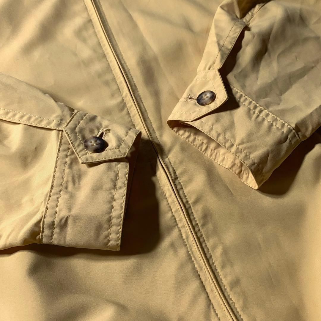 レトロ古着 短丈 ハリントンジャケット G9 スイングトップ からし色