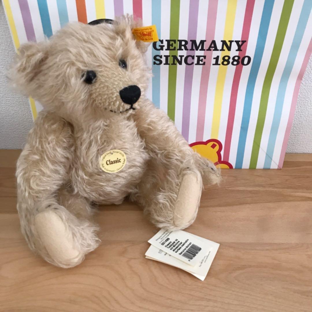 【新品】シュタイフ クラシック ティディベア モヘヤ 32cm クラシックテディベア | ドイツ最高級テディベアのシュタイフ日本公式