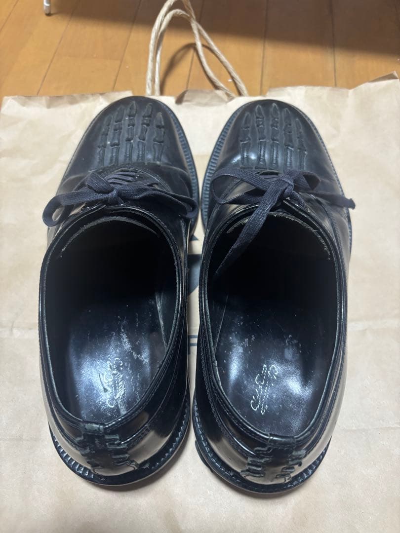 undercover アンダーカバー 13aw ボーン ドレスシューズ