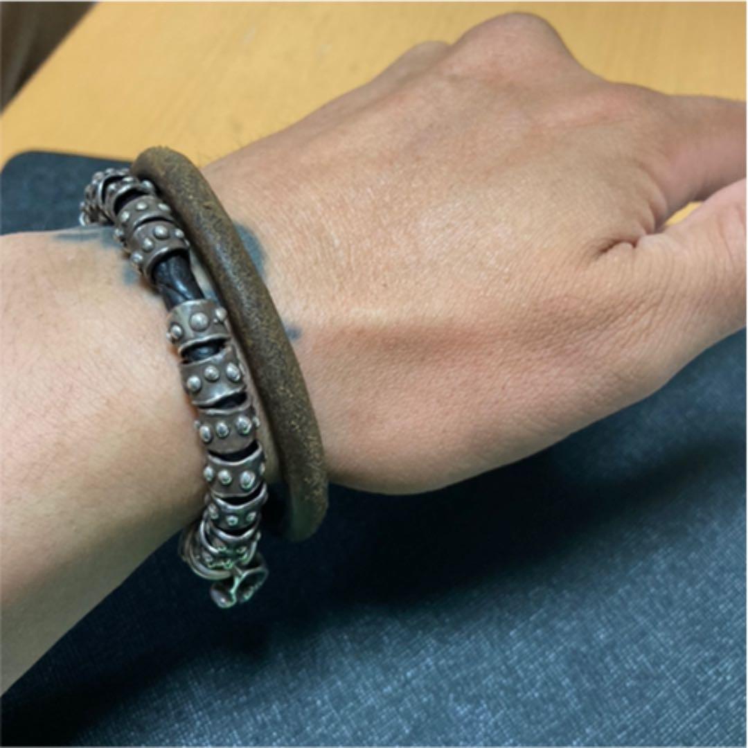 中古・古着通販】NAGUAL (ナグァール) シルバーブレスレット チェーン