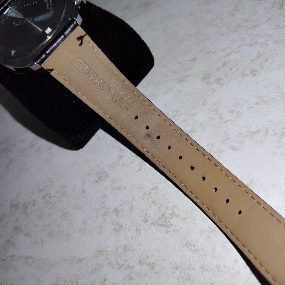 SEIKO クロノグラフ 腕時計 ブラック　メンズ