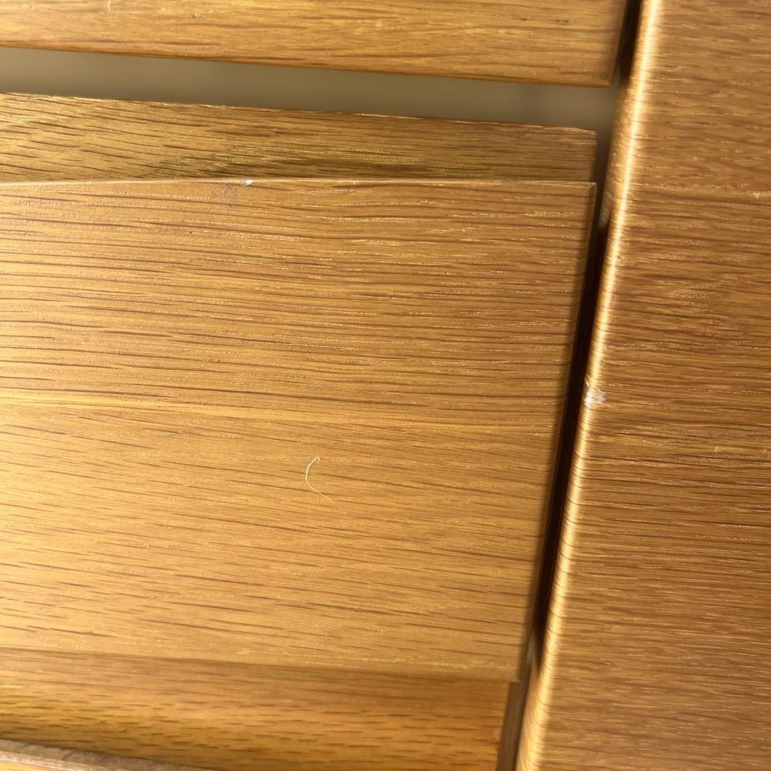 ナチュラルウッド スリムデザインチェスト サイドボード リビングボード