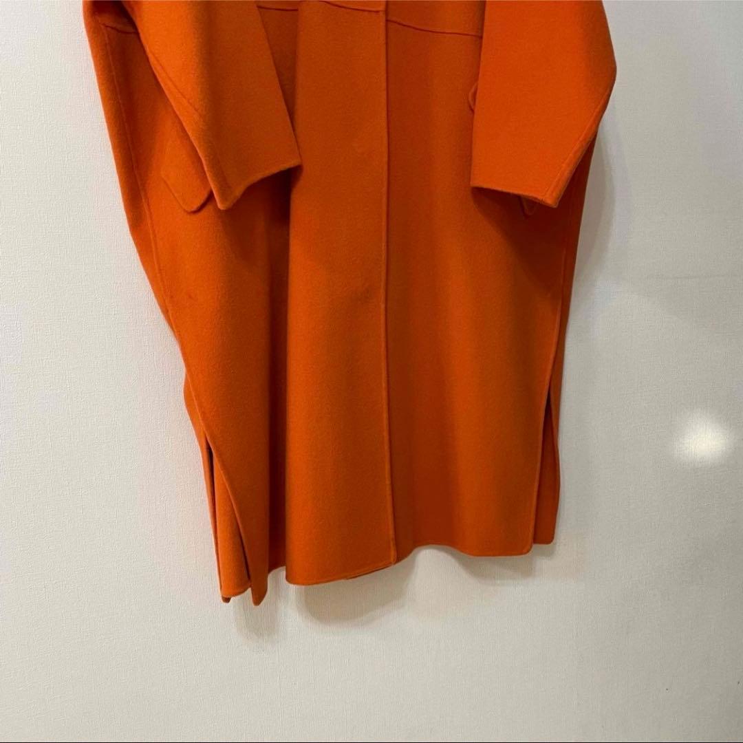 ルシェルブルー Hooded Over Coat オレンジ