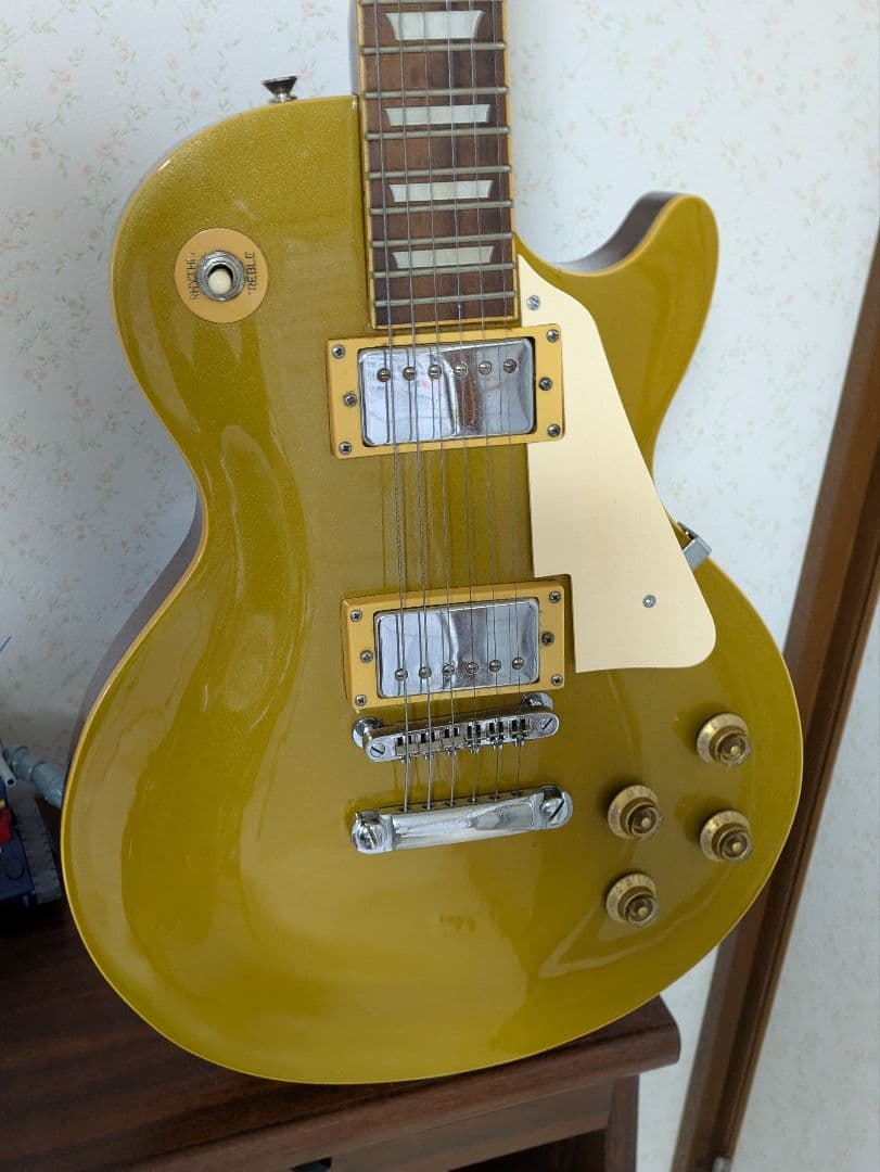 希少　DH Vamp Co ゴールドトップ　レスポール エレキギター 激レア Gibson Gibson Mary Ford Les Paul Standard Gold Top Cherry Back