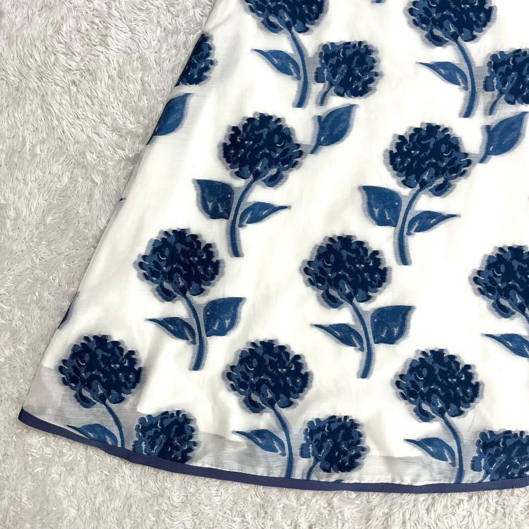 ✨新品タグ付✨エムズグレイシー フレアスカート 花柄 総柄