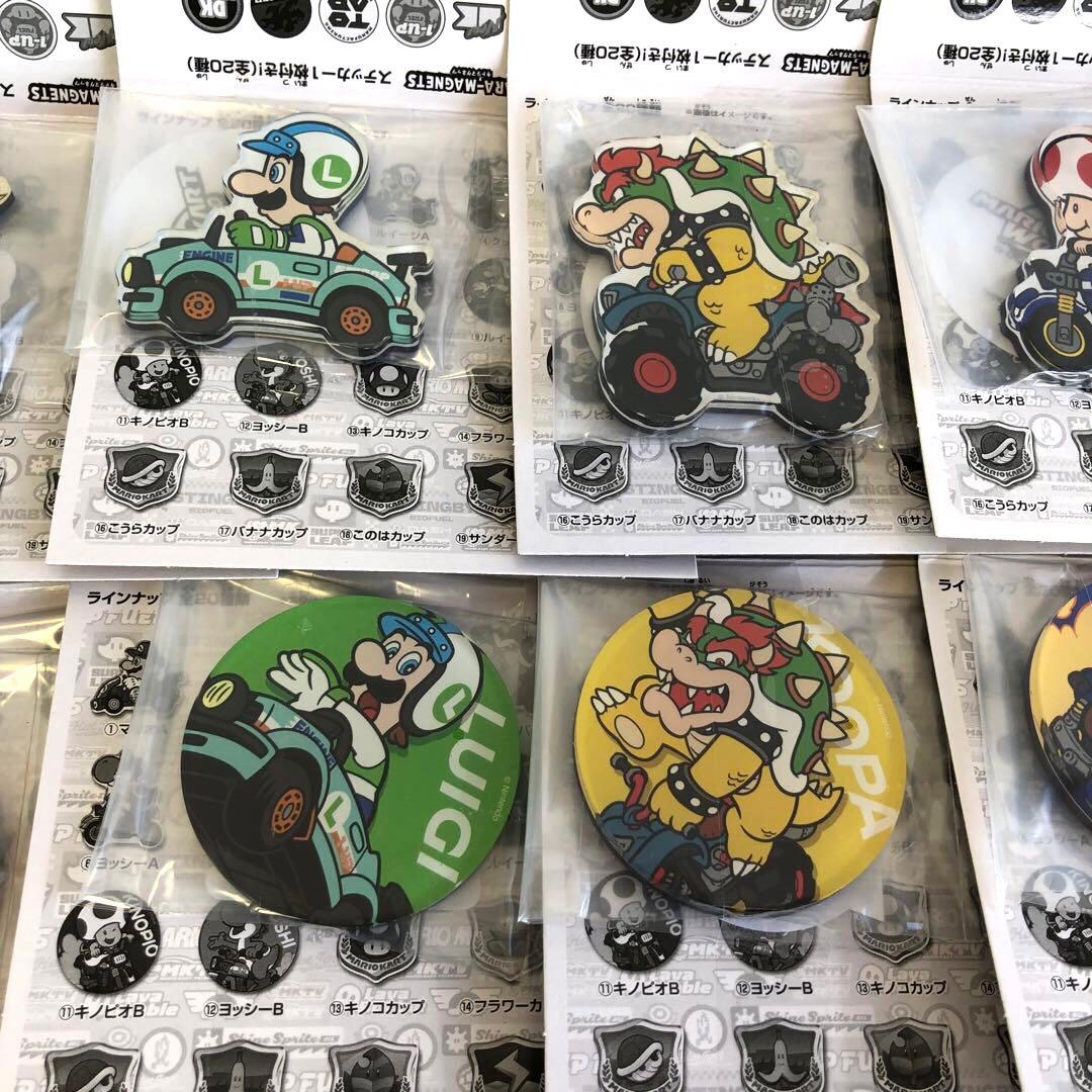 マリオカートワールドキャラマグネッツ　全２０種　コンプリートセット
