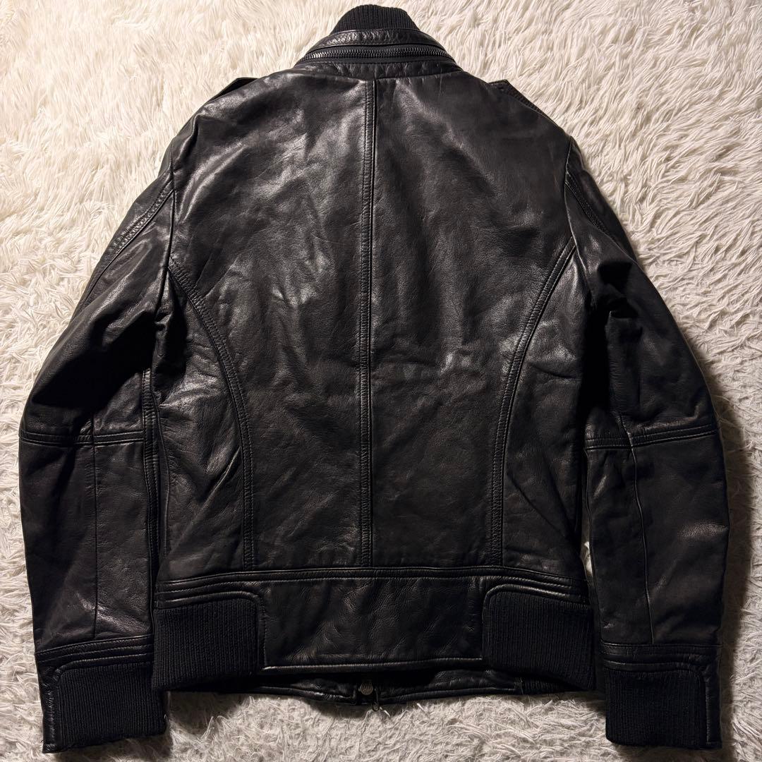 超名作・希少サイズ48】シェラック 赤西仁着 レザーライダース 有閑