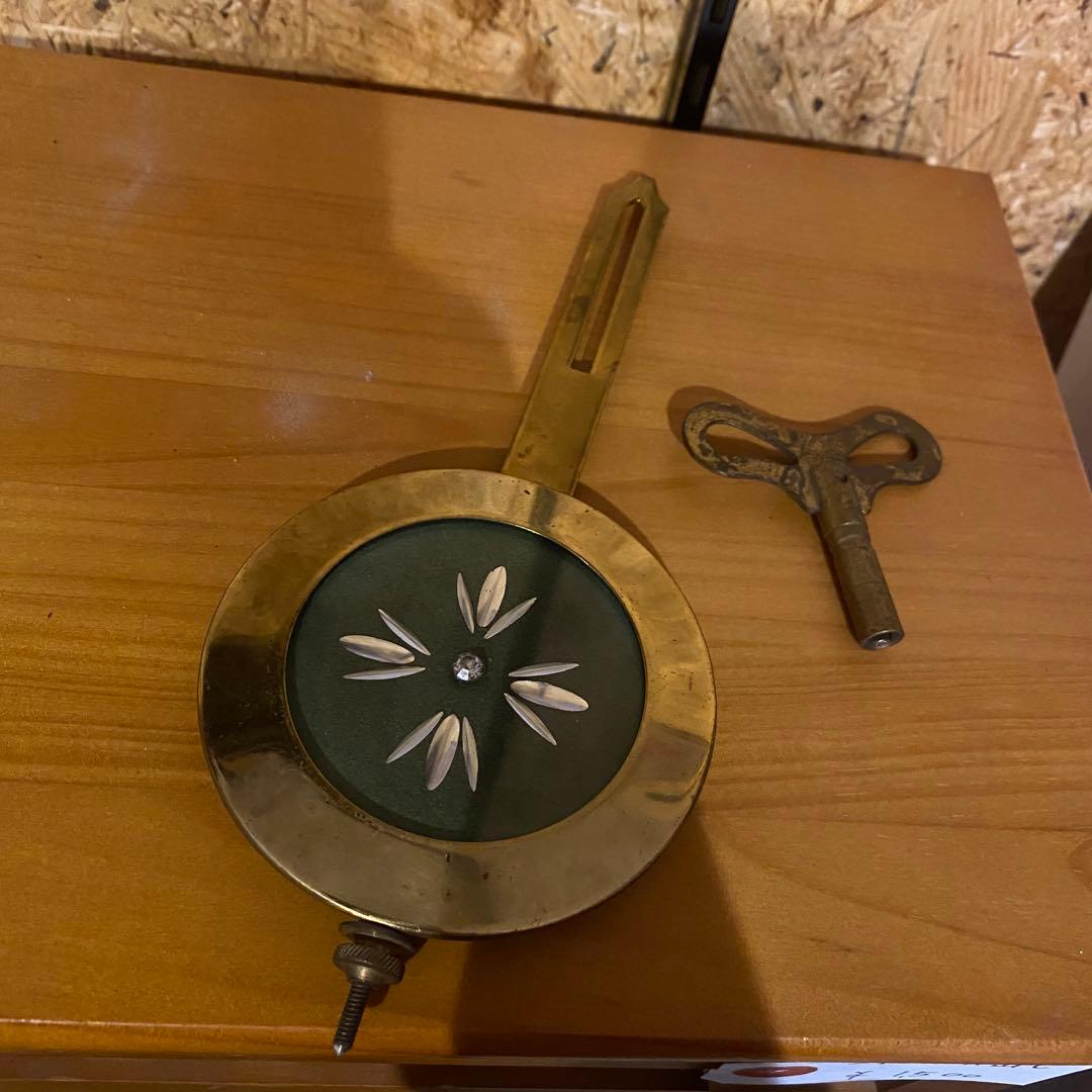 栄計舎　AK EIKEISHA ゼンマイ時計　機械時計　柱時計　掛時計　レトロ