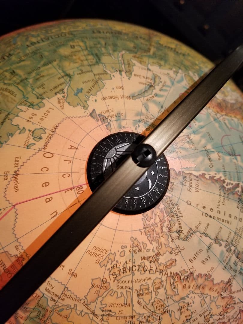 レア 北欧 デンマーク製 スキャングローブ社 木製 地球儀 ウッド