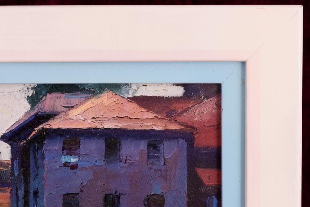 ハワード・ベーレン作★木製額縁付き★アクリル板付★外寸約868×640mm