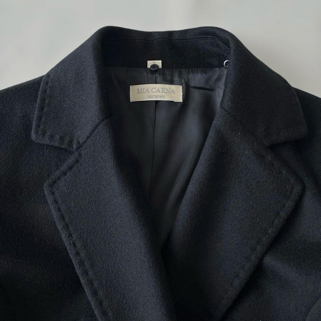本日価格！！ 美品 高級✨ニチワ MIA CARNA カシミヤ100%コート