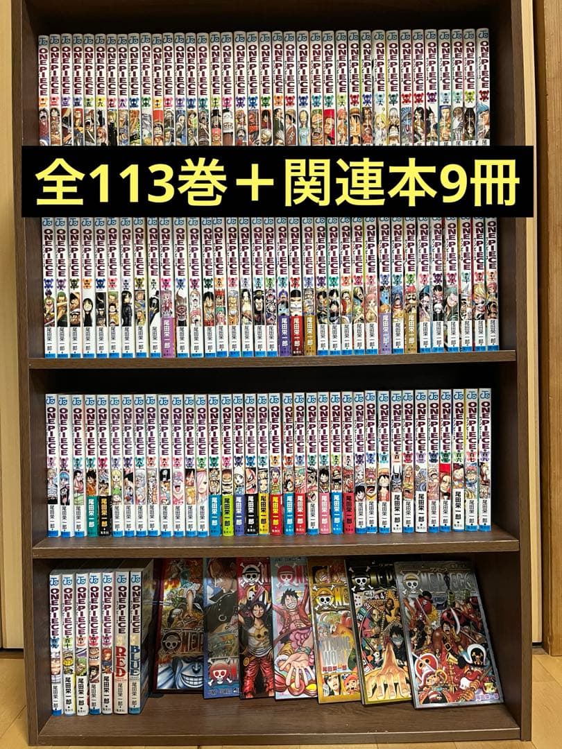 ONE PIECE 1巻〜113巻 全巻セット＋関連本9冊セット