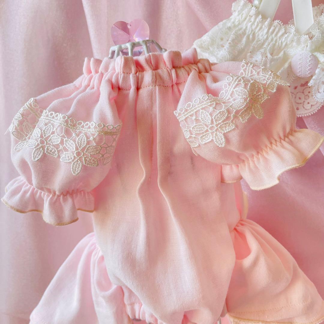 ナチュラル＆クラシカル ペチコートワンピつけ襟付き 新色登場♡ 犬服