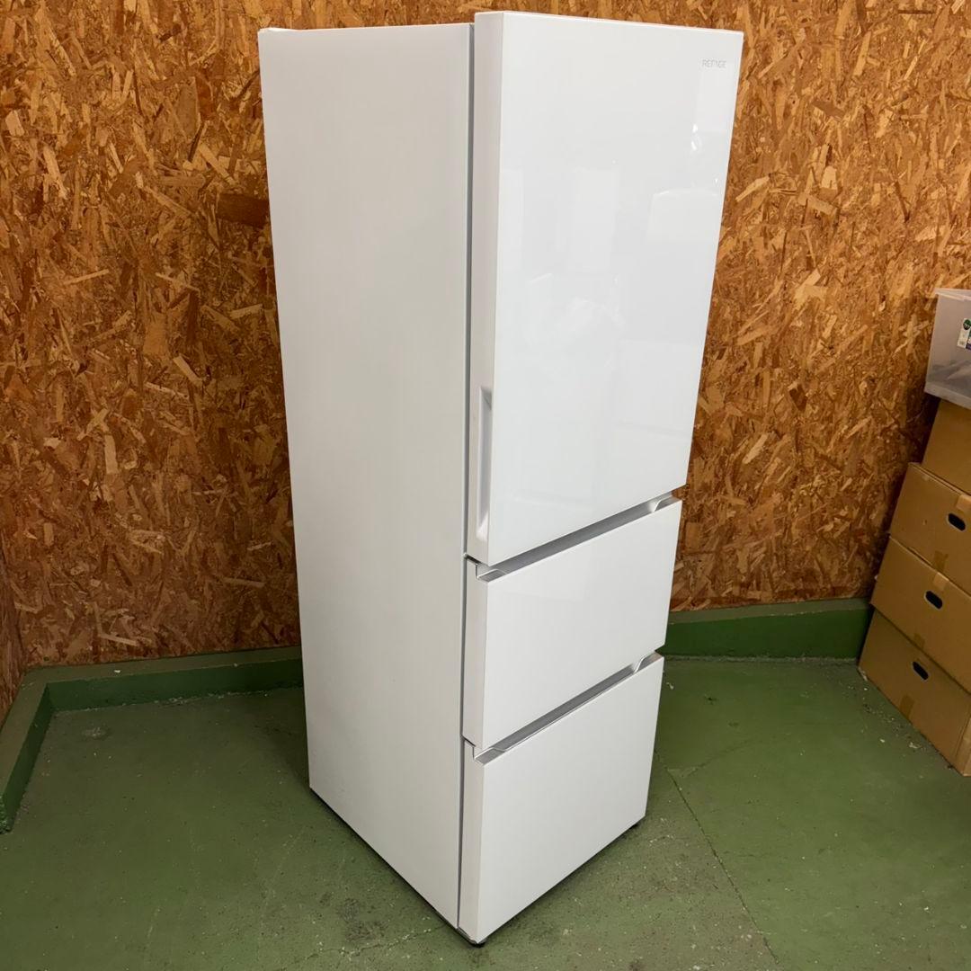 334 関東配送　大型冷蔵庫　右開き　300L〜400L　自動製氷機付　極美品