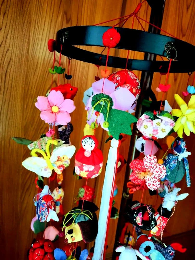 ちりめん細工　つるし飾り