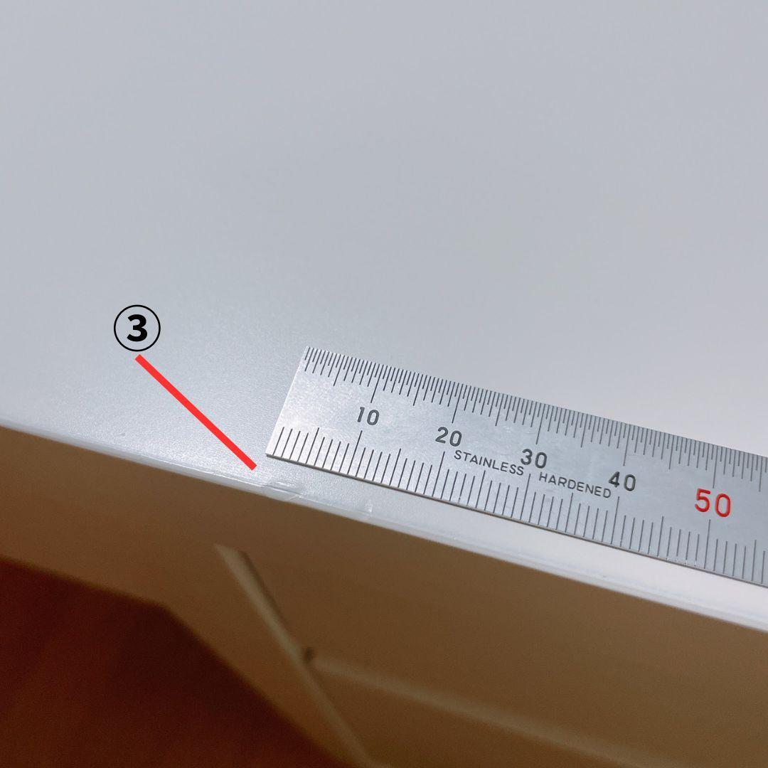 IKEA　ミッケ　パソコンデスク　ホワイト　引き出し付き