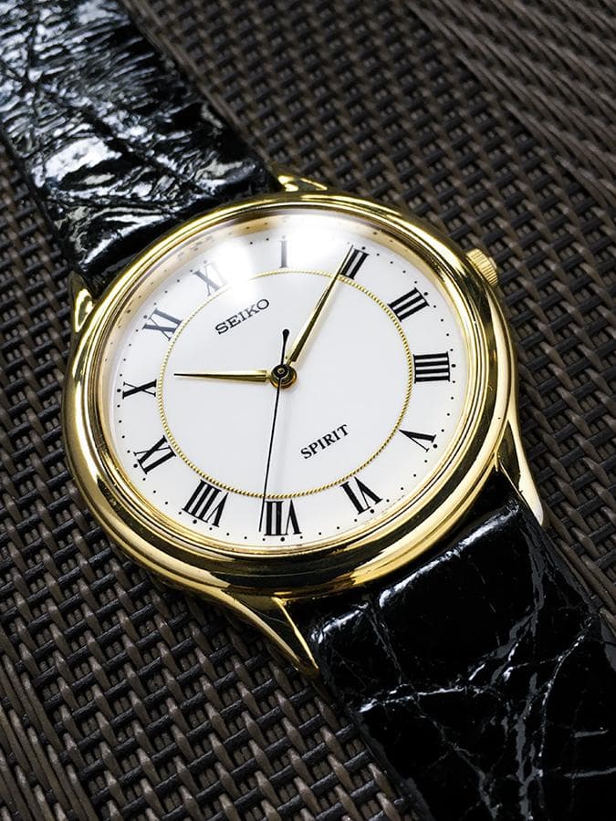 希少品 腕時計 セイコー スイープ運針 ローマ数字文字盤 美品