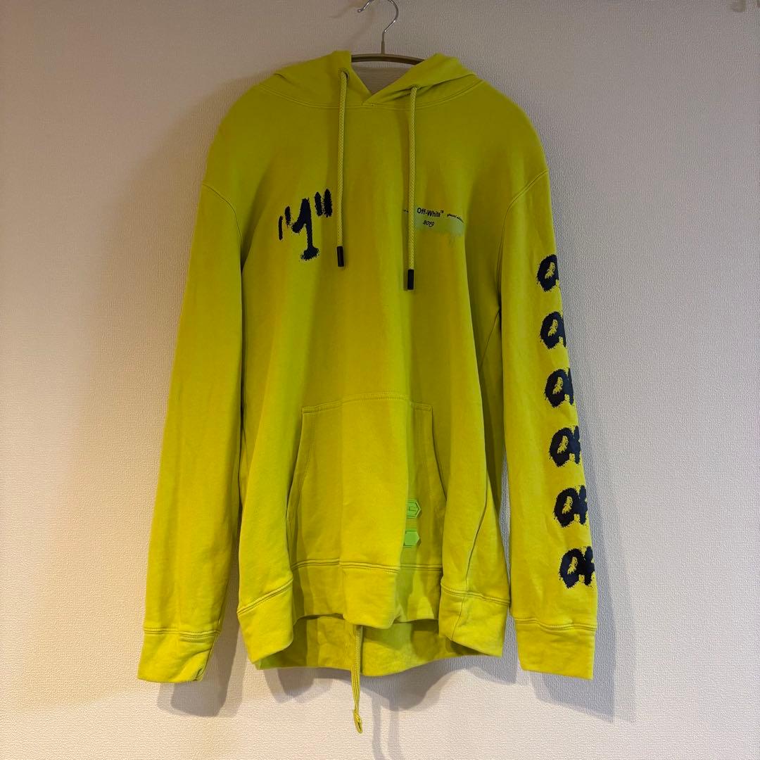 Off-White オフホワイト パーカー イエロー
