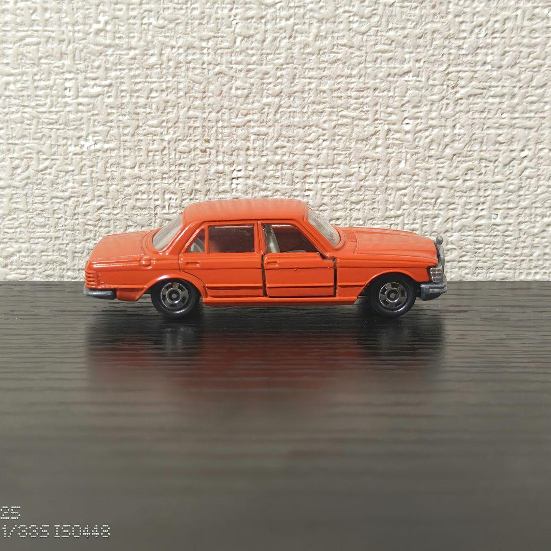 TOMICA　トミカ　ベンツ　450SEL　オレンジ　箱付き