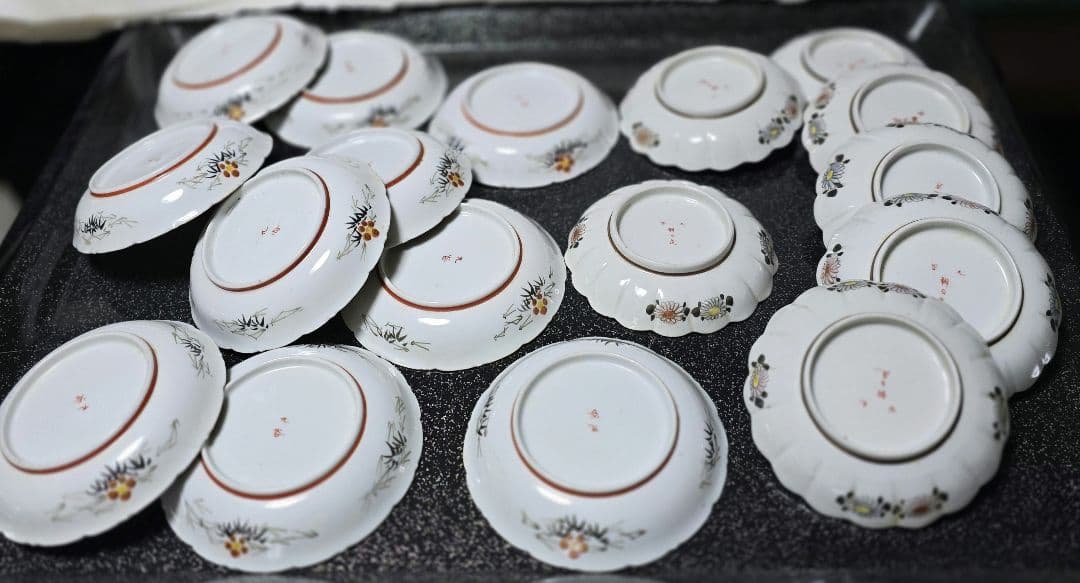 九谷焼 銘々皿九谷焼朝日造と九谷焼の小皿です