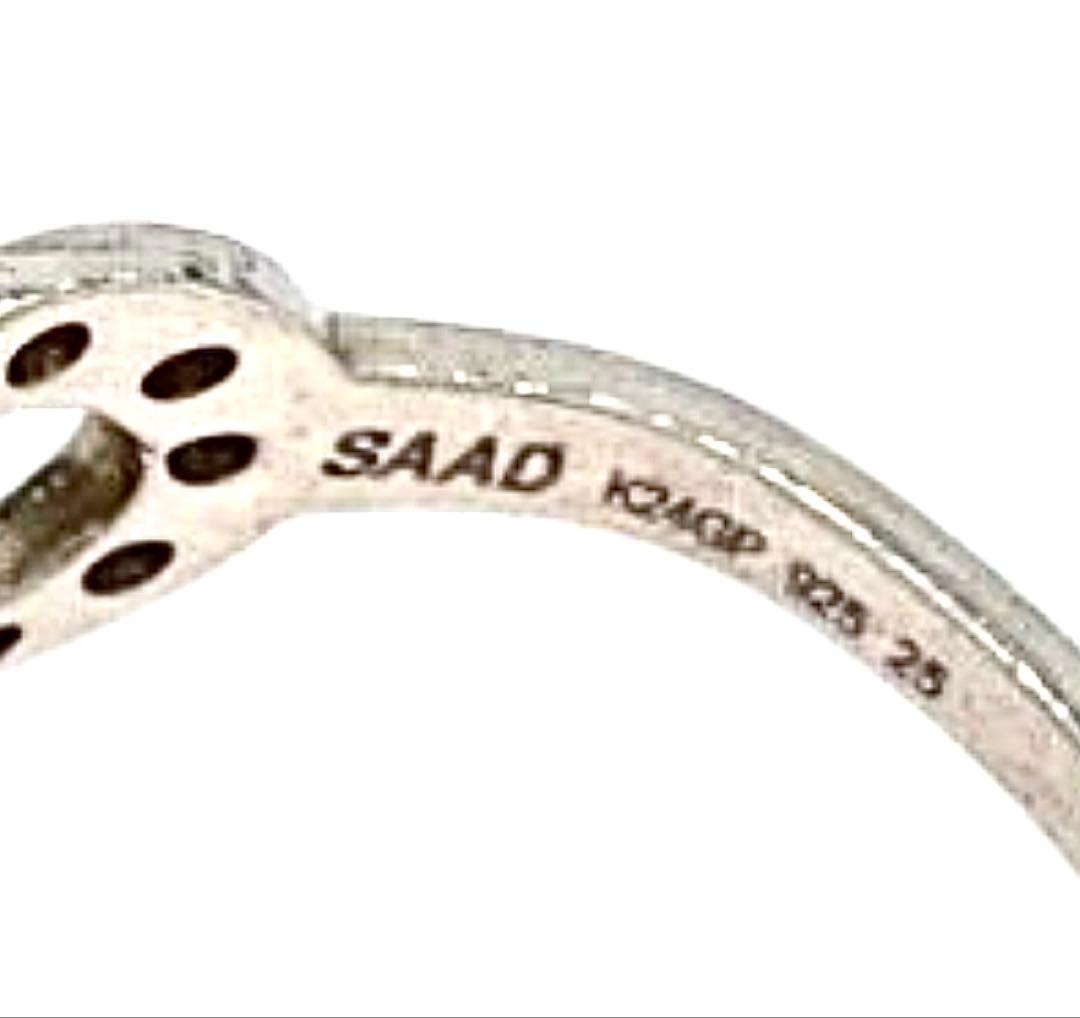 ★SAAD★シルバー925 馬蹄型リング 25