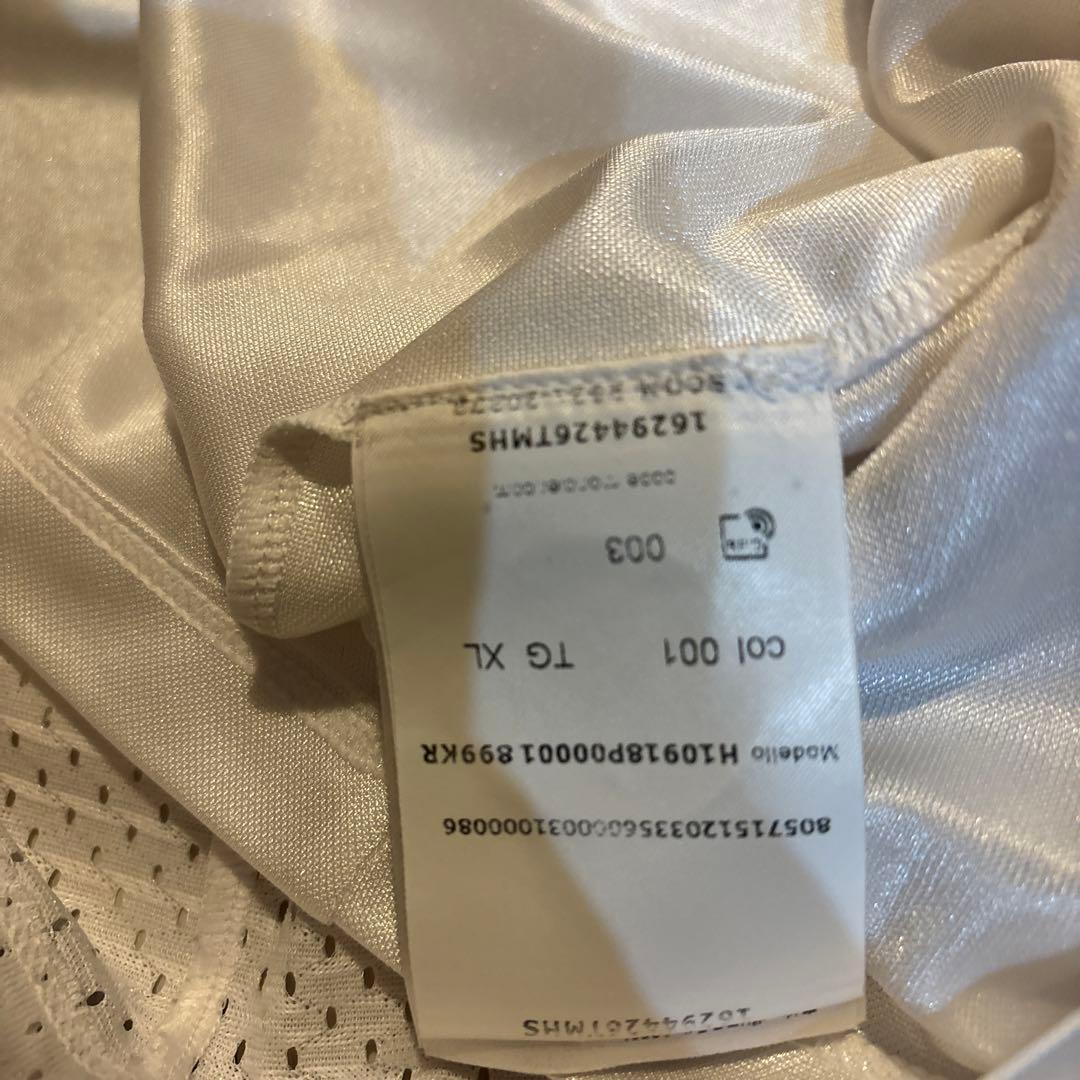 MONCLER モンクレール ホワイトメッシュタンクトップXL