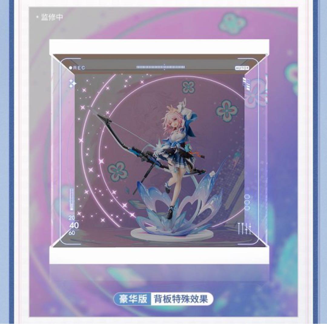 崩壊：スターレイル　三月なのか　1/7 フィギュア展示ケース　LEDライトあり