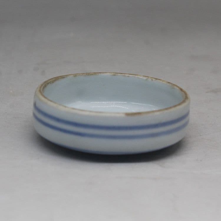 青花纏連蓋缶 茶道具 景徳鎮 陶磁器 装飾品 現代工芸品 美術品 置物