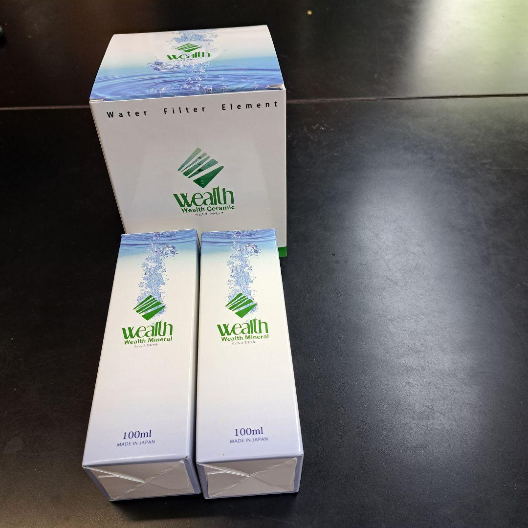 ミネラルサーバー用 セラミックフィルター&ミネラル原液 100ml2本