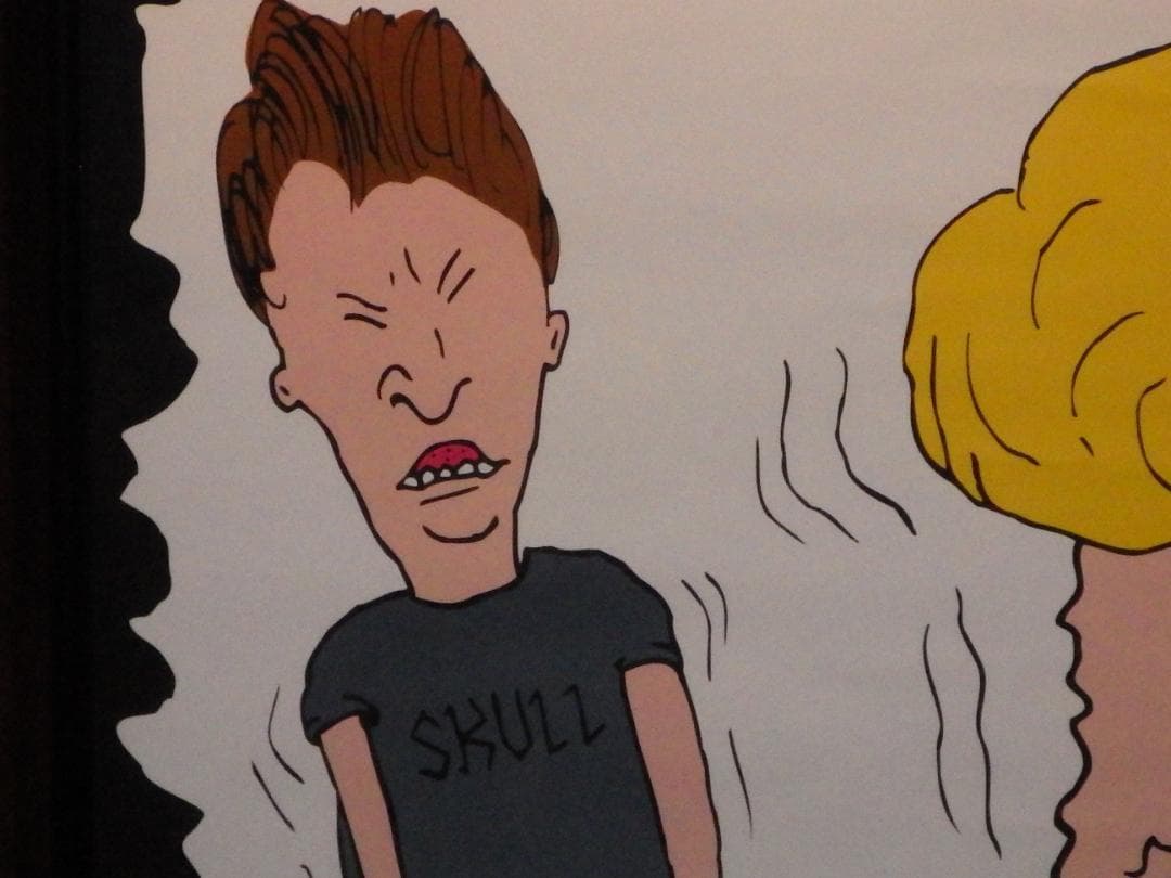 90'S★ビーバス&バットヘッド★ポスター★3★カエル野球★ビンテージ★USA