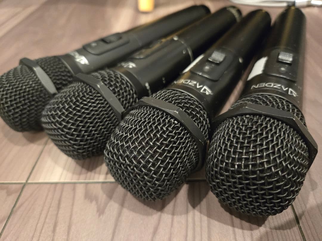 【AZDEN】アズデンダイナミックマイクロフォンIRH-56受信機充電器セット