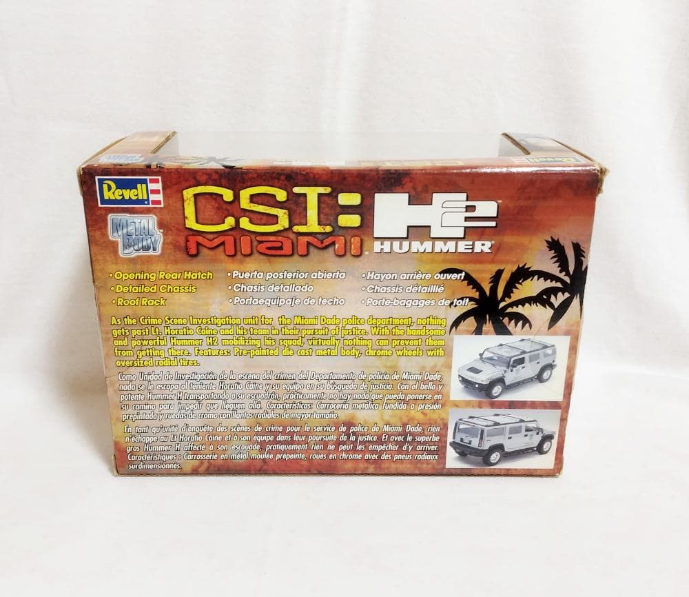 CSIマイアミ　ハマー　H2　1/25　ミニカー　※重要※説明文をお読み下さい