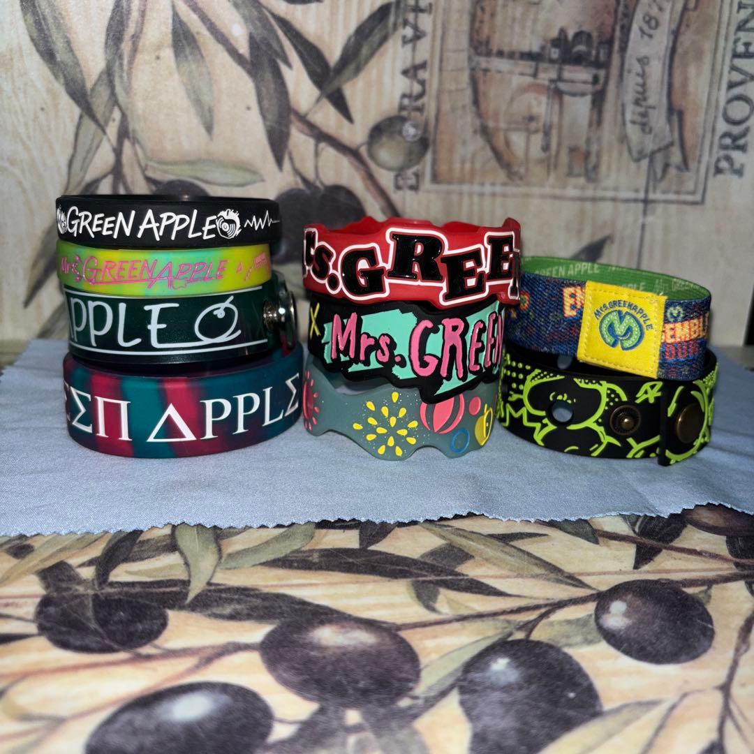Mrs.GREENAPPLEフェーズ1時代ラバーバンド9個
