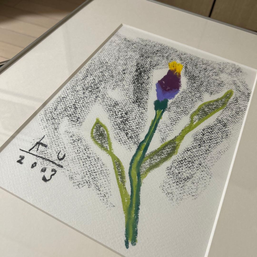 希少 黒田征太郎 絵画 セット フラワー 花 イラスト 原画 ブルータス