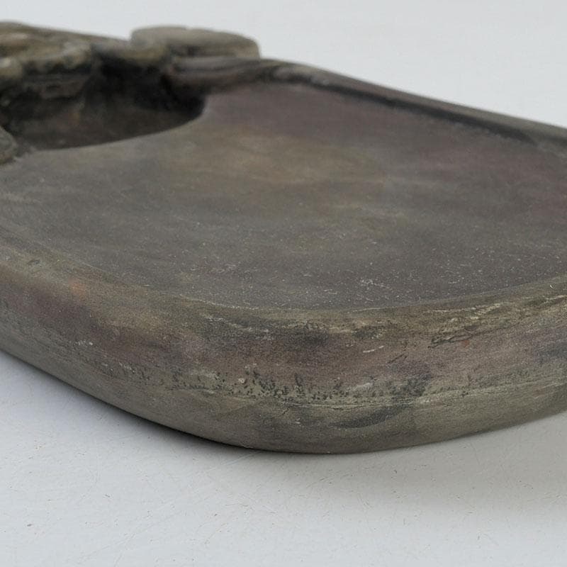 中国 書道具 雲龍彫 端渓硯 C 9401