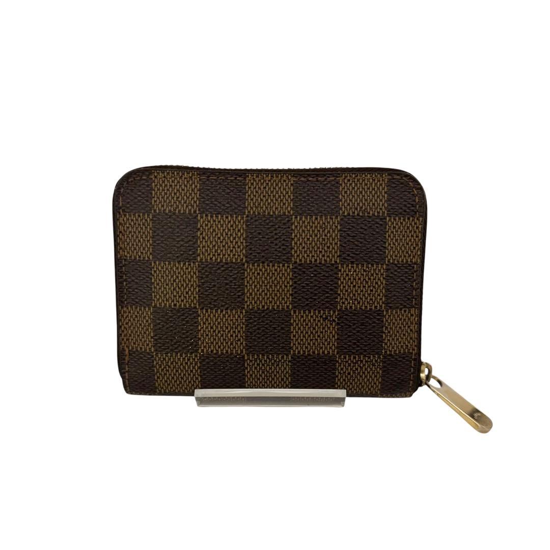 ☆超絶美品☆ ルイヴィトン　パース　ラウンドファスナー　ダミエ　ブラウン