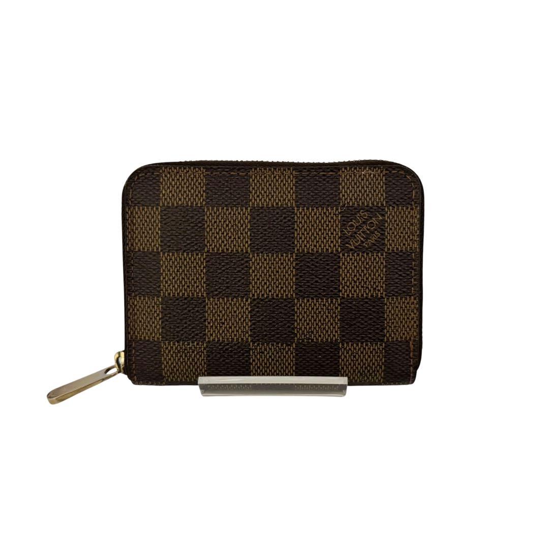 ☆超絶美品☆ ルイヴィトン　パース　ラウンドファスナー　ダミエ　ブラウン