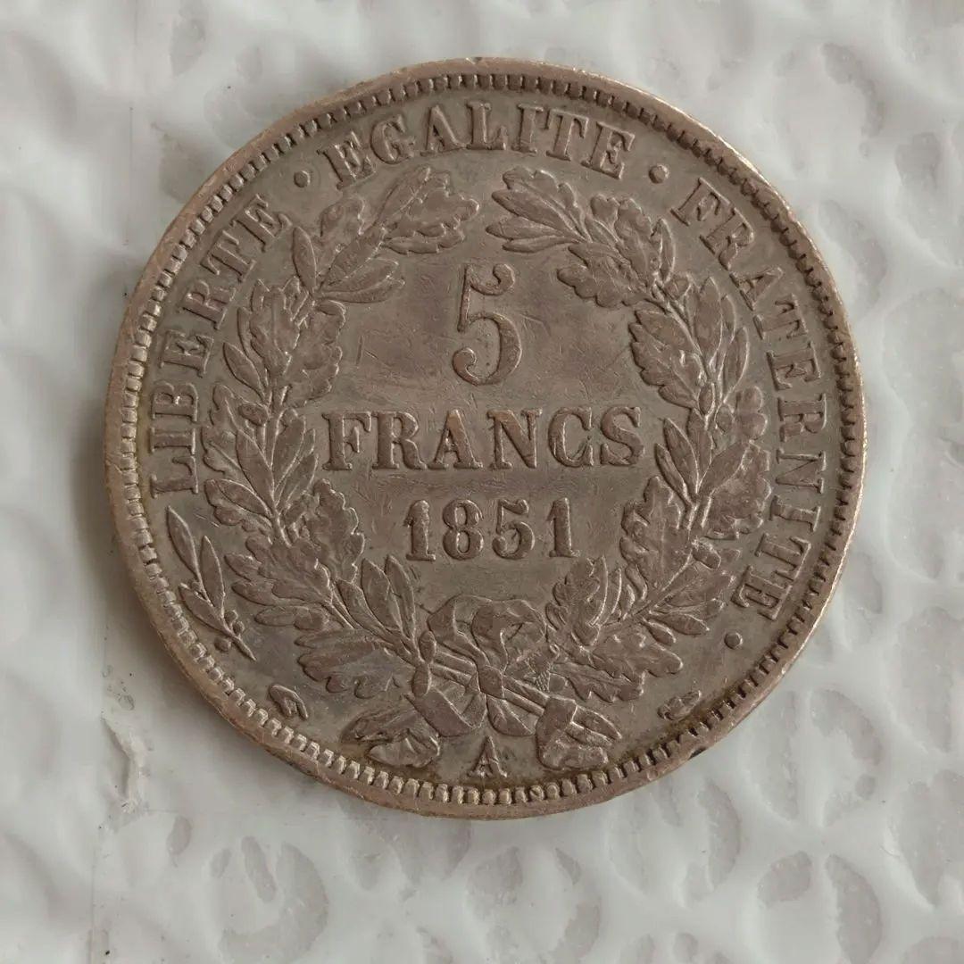 フランス 豊穣の女神セレス5フラン銀貨