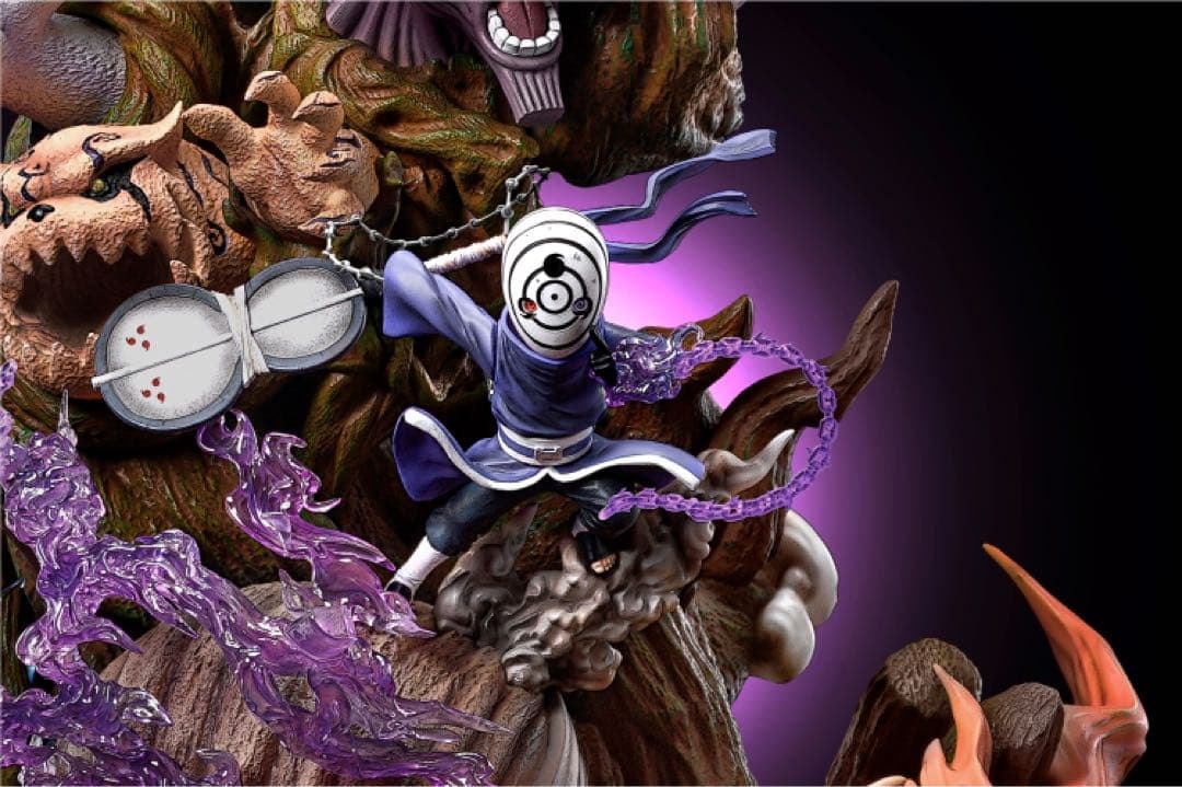 NARUTO ナルト うちはオビト ガレージキット ガレキ スタチュー①②