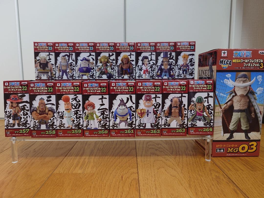 ワンピース コレクタブル 白ひげ海賊団 Vol32 33 17体セット ワンピース コレクタブル 白ひげ海賊団 Vol32 33 17体セット vol.32 33